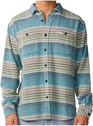 Rip Curl Classic Surf Baja Flannel Hemd f&uuml;r Herren | grau