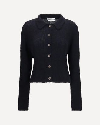 Our Legacy Mazzy Polo Sweater in alpaca blend Female 40
