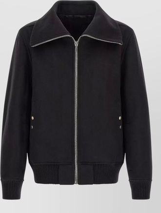 Rick Owens virgin wool padded bomber jacket