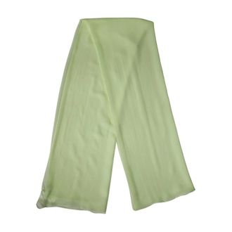 Dolce & Gabbana Silky Scarves, female, Green, Size: ONE SIZE Silk Neck Wrap Stole