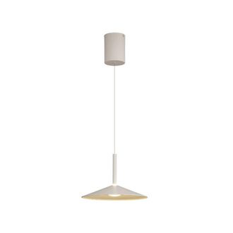 Mantra L&aacute;mpara Colgante Led Calice De Aluminio Blanco De Mantra