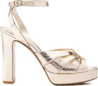 Guglielmo Rotta High Heel Sandals, female, Yellow, Size: 10 US Giliane 0100