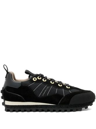 AllSaints Nevis sneakers met vetersluiting - Zwart