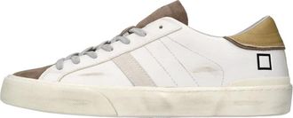 D.A.T.E. Leren en Su&egrave;de Sneakers - Heren - Sneakers - Wit - 45 EU - Su&egrave;de - Schoenen