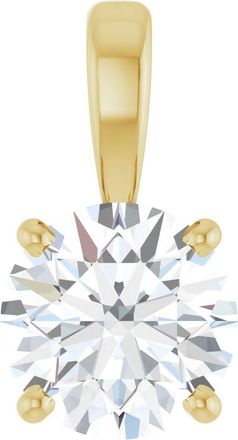 Diamond2Deal 14k Gold 1ct Lab-Grown Diamond Pendant