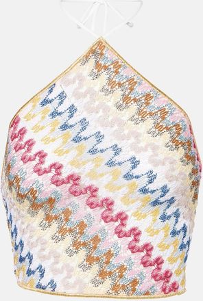 Missoni Zig Zag lame top