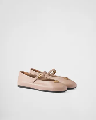Prada Nappa leather ballerinas