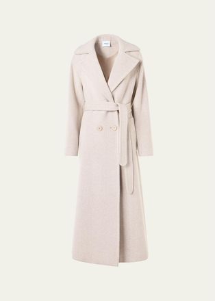 Akris Herringbone Wool Coat