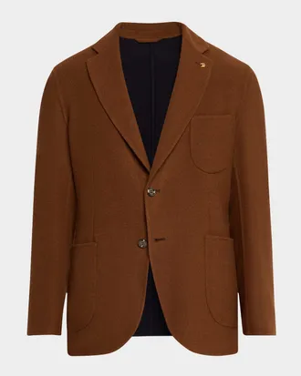 Stefano Ricci Men & apos;s Solid Wool Blazer