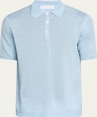 Anderson & Sheppard Mens Cashmere Crewneck Sweater