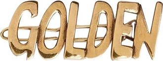 Golden Goose Lace Clip Logo - Dames - Haaraccessoires - Geel - ONE Size - Accessoires