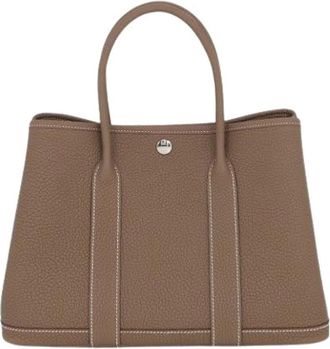 Herm&egrave;s Pre-owned Vintage Tote Bag - Pre-owned - Mujer - Beige - ONE SIZE