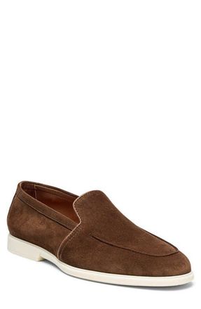 Santoni Malibu Loafer in Brown-M21 at Nordstrom, Size 10.5