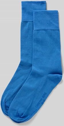 Christian Berg Socken mit elastischen B&uuml;ndchen im 2er-Pack in Hellblau, Gr&ouml;&szlig;e 39/42