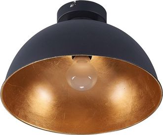 Lindby L&aacute;mpara De Techo lya En Negro Metal - Lindby