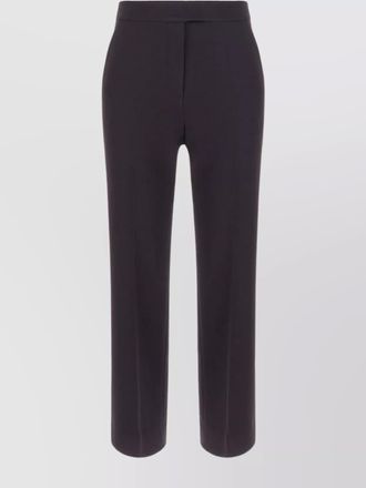 Tory Burch wool straight-leg trousers