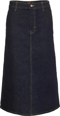 Part Two Donkere Denim A-lijn Rok - Dames - Spijkerrokken - Blauw - 2XS - Denim - Rokken