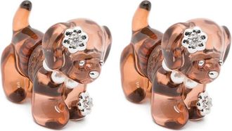 Yvmin Dog-shape Embellished Earrings