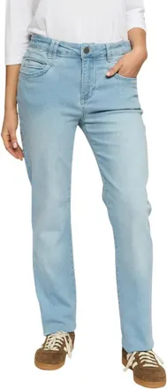 2-Biz Mujer, Vaqueros, Azul, Talla: 3XL