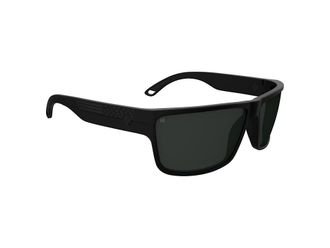 Spy Rocky Polarized Fashion Mens Sunglasses Matte Black Gloss Flag : 64mm, Polycarbonate