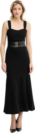 A|X Armani Exchange Maxi Jurken - Dames - Casual kleedjes - Zwart - XS - Polyester - Kleedjes