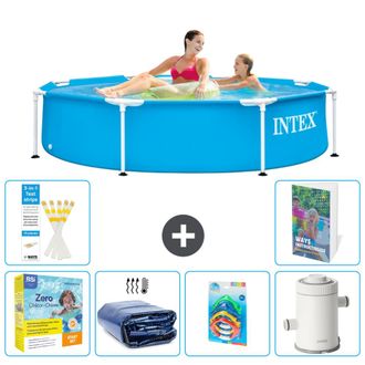 Intex Piscina Con Estructura Redonda - 244x51 Cm - 7-piezas S7