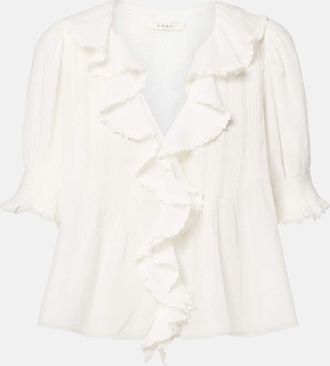 D&ocirc;en D&ocirc;en Henri cotton voile top