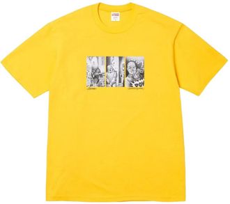SUPREME T-shirt met print - Geel