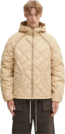 Kenzo Chaqueta Ligera de Plumas Weave - Jackets - Hombre - Beige - XL