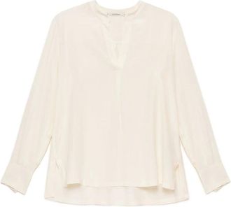 Maliparmi Camisa de Crep&eacute; Fluido - Blouses & Shirts - Mujer - Blanco - 2XL