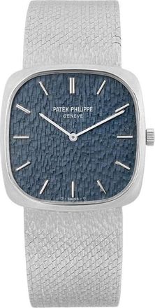 Patek Philippe Pre-owned Patek Philippe Ellipse Blue Dial Unisex Watch 3566/1G