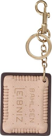 Anya Hindmarch Brown Choco Leibniz Leather Charm