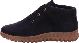 Semler Samt-Chevro veterlaarsjes - Dames - Schoenen - Blauw - Maat: 40 EU Leer