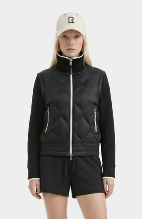 Rudsak Prisa Quilted Light Down Jacket With Removable Sleeves in Black at Nordstrom, Size X-Large