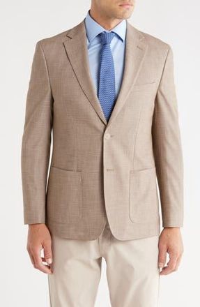 Calvin Klein Notch Lapel Sport Coat in Tan at Nordstrom Rack, Size 42 Regular