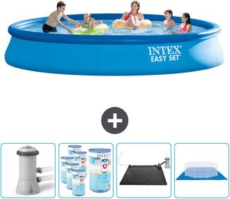 Intex Piscina Easy Set Redonda - 457x84 Cm - 7-piezas Scb91