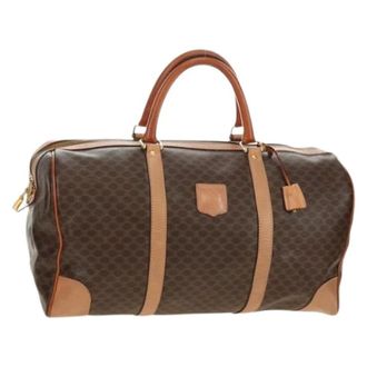 Celine Pre-owned Weekend Bags, female, Brown, Size: ONE SIZE Pre-owned Vintage Boston Bag