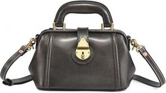 OLD TREND Azalea Genuine Leather Mini Doctor Satchel in Grey at Nordstrom