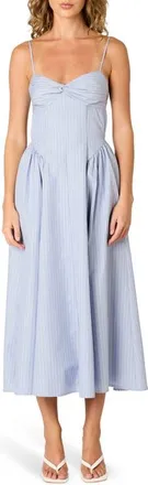 Nia Destene Stripe Sundress in Slate Blue at Nordstrom, Size X-Small
