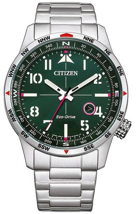 Citizen Mens Silver Watch BM7551-84X Stainless Steel - One Size