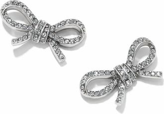 Brighton Illumina Bow Earring In Silver