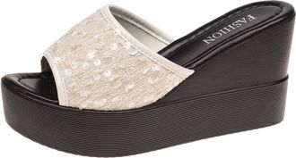 Generic Womens Mules with Heel, Wedge Sandals, Womens Platform Sandals, High Heels Pumps, Orthopaedic Shoes, Slippers, Slides, Peep Toe Summer Shoes, Slippers