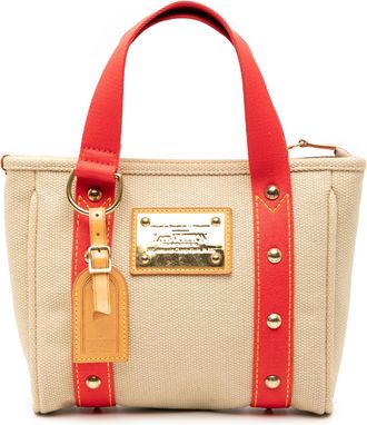 Louis Vuitton Pre-owned Womens Antigua Cabas Pm - Tan Textile - One Size