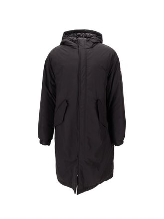 Moncler Black Hood Parka Jacket