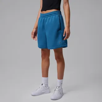 Nike Jordan Womens Jordan Brooklyn Shorts in Blue | IM7320-485