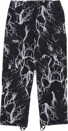 Phobia Archive Long Lightning Cargo Pants - Heren - Skatekleding - Zwart - S - Katoen - Fitness