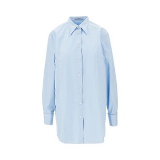 Prada Creased effect poplin shirt Woman 38