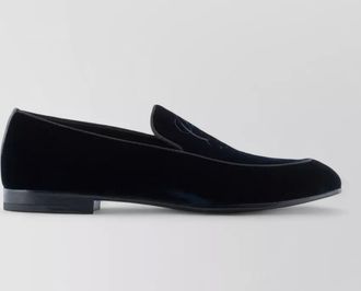 Giorgio Armani velvet loafers