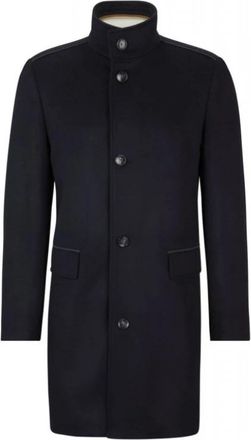 HUGO BOSS Casenova Trenchcoat - Heren - Mantel - Blauw - 4XL - Jassen