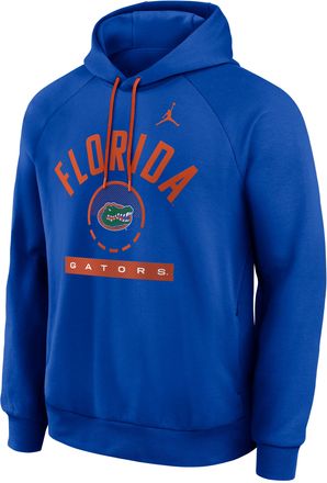 Nike Mens Florida Courtside Jordan Brand Dri-FIT College Pullover Hoodie in Blue | 0JEJ08DDUFN-USU